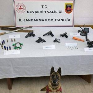 Nevşehir’de silah ticareti ve tarihi eser kaçakçılığına 4 gözaltı