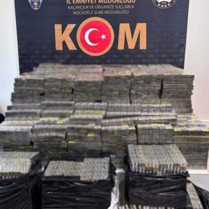 Mardin’de 10 bin 750 paket kaçak sigara ele geçirildi
