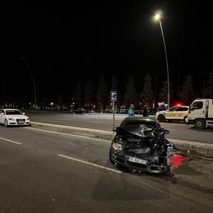 Kayseri’de iki otomobil çarpıştı: 1 yaralı