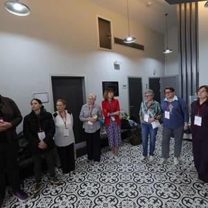Litvanya’dan gelen katılımcılardan Aktif Yaş Al Merkezi’ne ziyaret