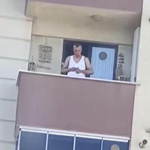 Pendikte balkonda silah şarjörüne mermi dolduran şüpheli yakalandı