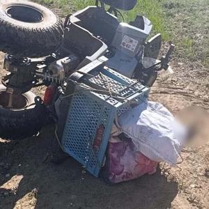 Devrilen ATV’nin altında kalan kadın hayatını kaybetti