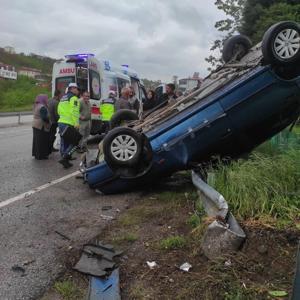 Ordu’da trafik kazası: 1 yaralı