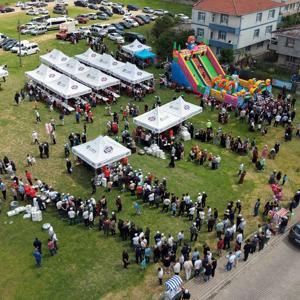 Bolluk ve Keşkek Şenliğinde 2 ton keşkek, 1 saatte tükendi
