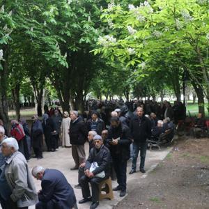 Kayseri’de 300 bin domates fidesi dağıtıldı; metrelerce kuyruk oluştu