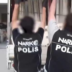 Bağcılarda duş teknelerinin arasına gizlenmiş 92,5 kilogram uyuşturucu ele geçirildi