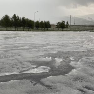 Ardahanda dolu yağışı etkili oldu