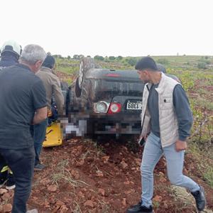 Mardinde otomobil takla attı; 1 ölü, 2 yaralı