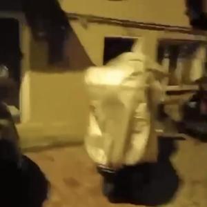 Kağıthanede iş insanının kayınvalidesinin evine silahlı saldırıda yeni görüntüler; son anda kurtuldu