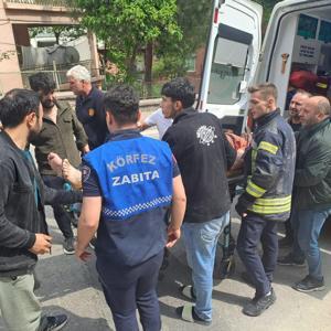 Elektrik akımına kapılan inşaat işçisi yaralandı