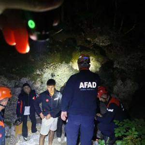 Şelale bölgesinde kaybolan 4 genç sağ bulundu