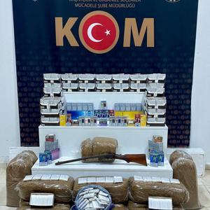 Karsta eş zamanlı kaçakçılık operasyonu; 5 gözaltı
