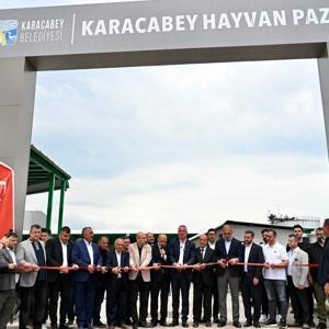 Karacabey Belediyesi Hayvan Pazarı hizmete açıldı