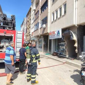 Keşan’da apartmanın bodrum katında çıkan yangın söndürüldü