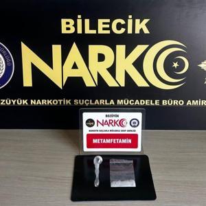 Bilecikte üzerinde uyuşturucu bulunan zanlı yakalandı