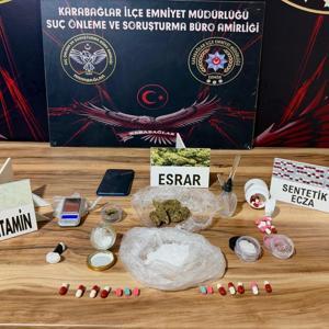 İzmir’de uyuşturucu operasyonu: 3 tutuklama