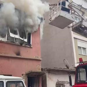 Antalyada ev yangını