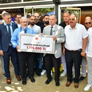 Yunusemreden amatör spor kulüplerine 1 milyon 775 bin TL destek