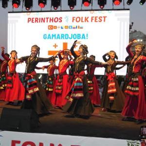 Tekirdağda Perinthos Folkfest renkli görüntülere sahne oldu