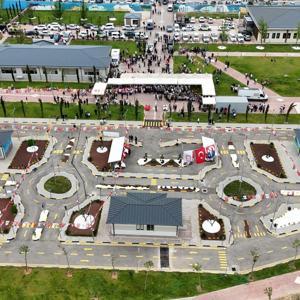 Asarlık Trafik Eğitim Parkurunda çocuklar için trafik eğitimi