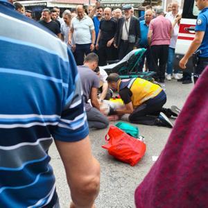TIRın altında kalan yaya ağır yaralandı