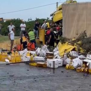 Mersinde TIRlar çarpıştı: 1 ölü, 2 yaralı