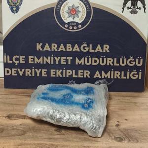 Esrarla yakalanan motosikletli tutuklandı