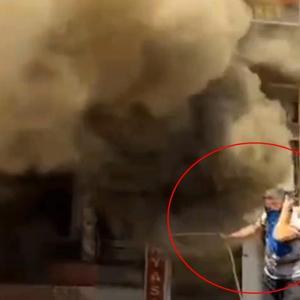 Nusaybin’de yangın çıkan mağaza kullanılamaz hale geldi