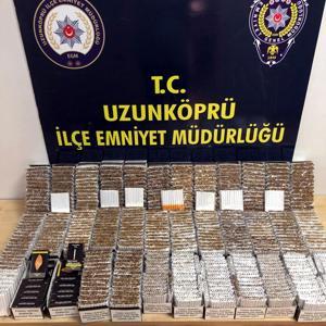İşyerinde 10 bin 40 kaçak sigara ele geçirildi; 1 gözaltı