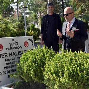 Dönemin Özel Kuvvetler Komutanı emekli Korgeneral Aksakallı, Ömer Halisdemir’in mezarını ziyaret etti