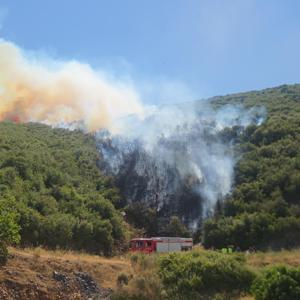 Bursada maki yangını