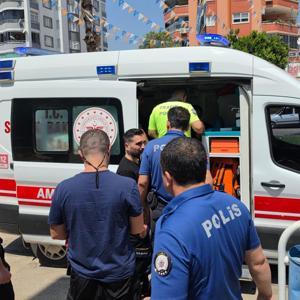 Otomobil ile çarpışan motosikletteki 2 kişi yaralandı