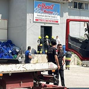 Mantar tesisindeki ilaçlamadan kaynaklı dumanı görüp, yangın ihbarında bulundular