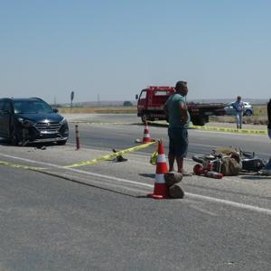 Kiliste otomobil ile çarpışan motosikletin sürücüsü öldü