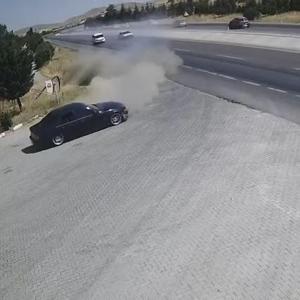 Konyada 2 sürücünün öldüğü kazanın görüntüleri ortaya çıktı