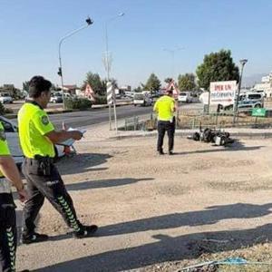 Gaziantep’te otomobil ile çarpışan motosiklet sürücüsü yaralandı