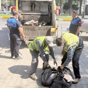 Minibüste ele geçirilen 80 kilo et imha edildi