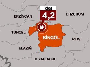 Son dakika... Bingölde 4.2 büyüklüğünde deprem
