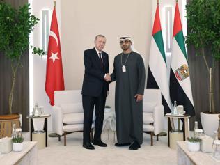 Cumhurbaşkanı Erdoğan, BAE Devlet Başkanı Al Nahyan ile görüştü