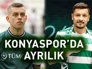 Konyaspordan Cicaldau ve Ahmet Oğuza veda