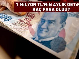 Mevduat faizi oranları değişti 1 milyon liranın aylık getirisi ne kadar oldu