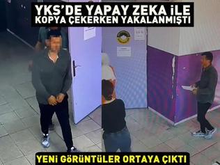 YKSde yapay zeka ile kopya çekerken yakalanmıştı Güvenlik kamerası görüntüleri ortaya çıktı