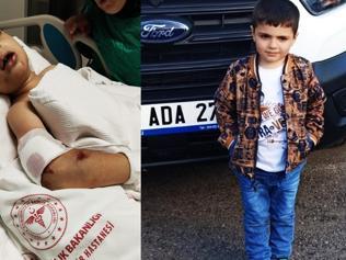 Erzurumda akılalmaz olay Küçük çocuk servis aracının altın kaldı Şoför balkondan düşme süsü verdi