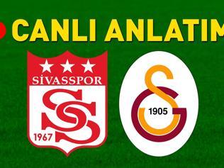 Sivasspor - Galatasaray maçı canlı anlatım