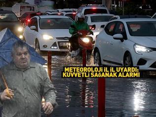 Pazar günü plan yapanlar dikkat Meteoroloji il il uyardı: Kuvvetli sağanak alarmı