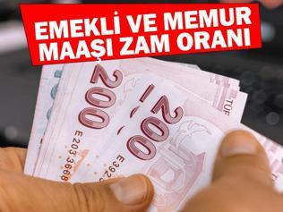 EMEKLİ VE MEMUR MAAŞI ZAM ORANI| 6 aylık enflasyon farkı ne kadar oldu