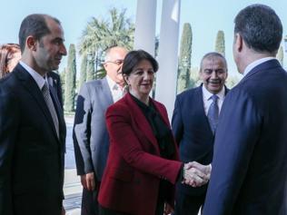 DEM Parti heyeti Erbil’de IKBY Başkanı Barzani ile görüştü