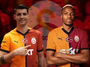 Galatasaraya çifte müjde Osimhen ve Moratada korkulan olmadı...