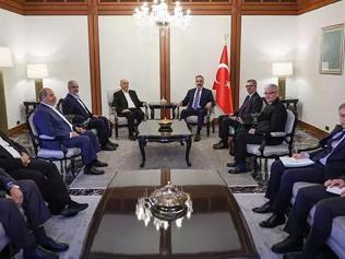 Ankarada kritik temas Dışişleri Bakanı Hakan Fidan Hamas heyeti ile görüştü