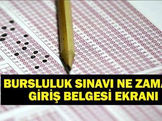 BURSLULUK SINAVI SAAT KAÇTA İOKB Bursluluk Sınavı Ne Zaman Bursluluk Sınavı Giriş Belgesi Nereden Alınır meb.gov.tr bursluluk sınavı detayları